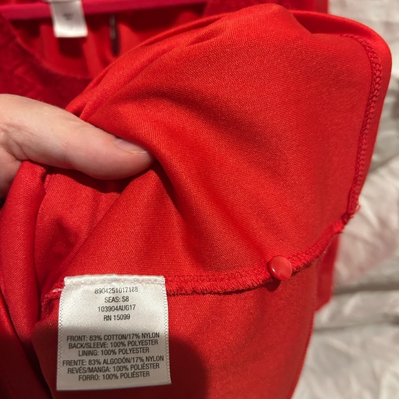 CRB Dress with Lace accents sz7 - Picture 3 of 5